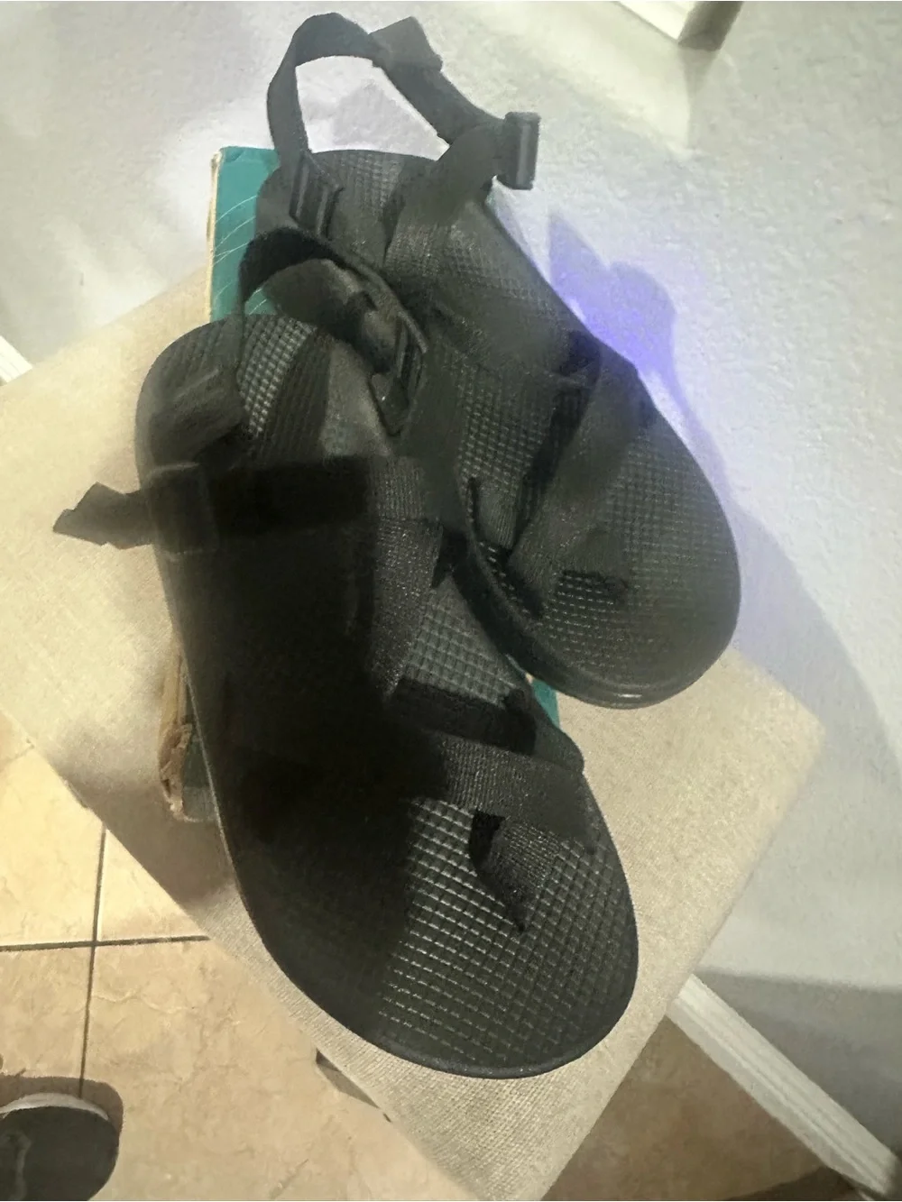 Chaco Men's Z Cloud 2 Black Strappy Outdoor Sandals